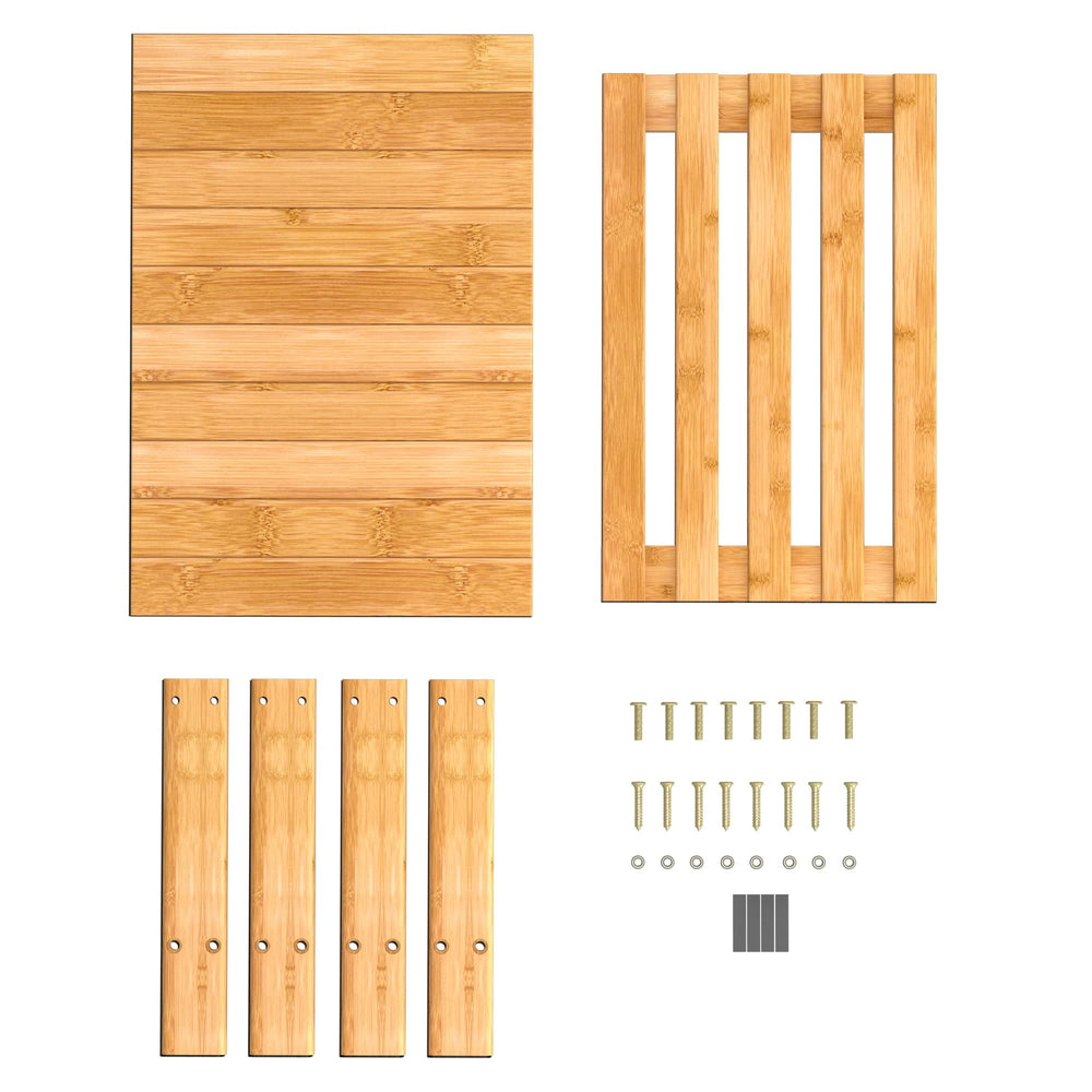 Zhuoyue wooden step stool with non-slip feet enhances stability
