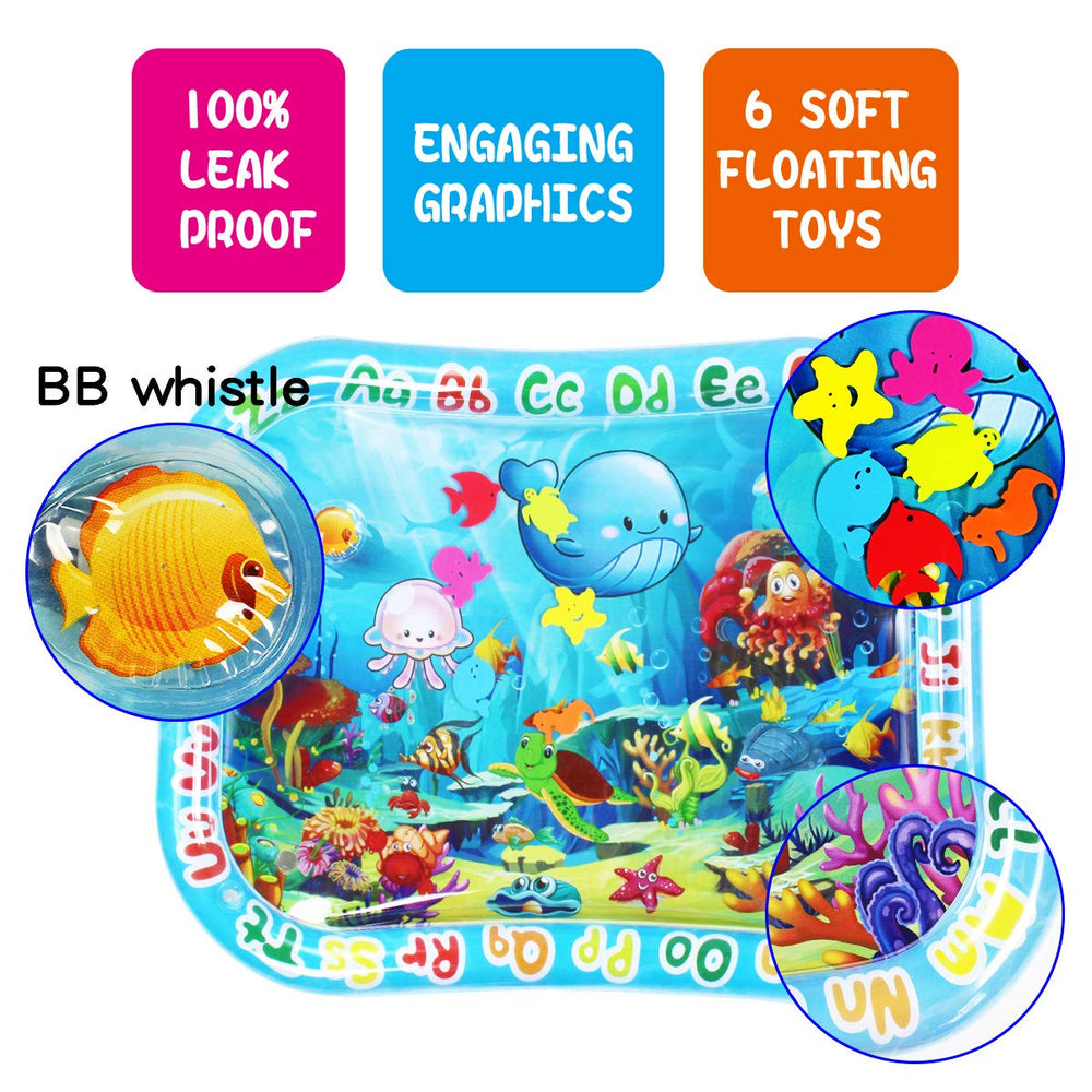 ZHUYNXIR BPA-free PVC construction offers safe tummy time play experiences.