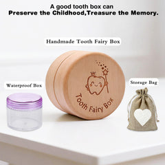 ZHYEEDAA Tooth Fairy Holder jar protects teeth from moisture.