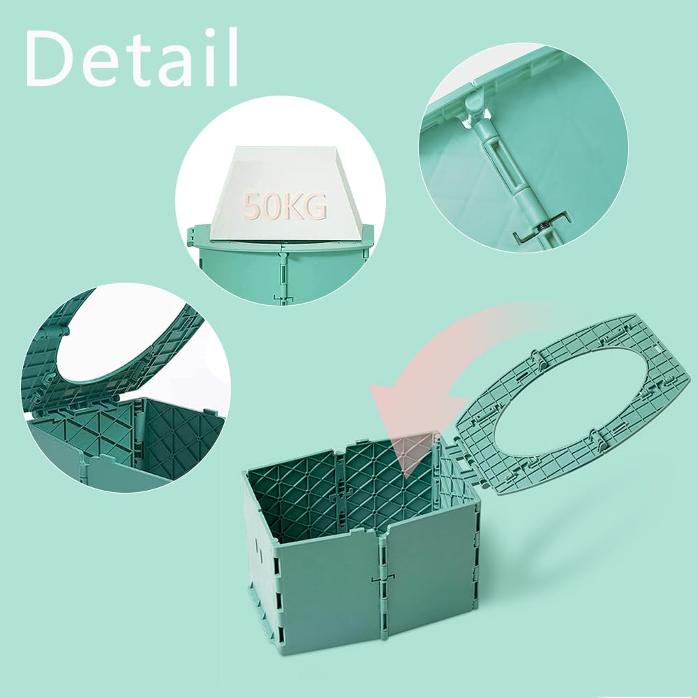 ZHZCJB portable potty easy-clean system with disposable bags