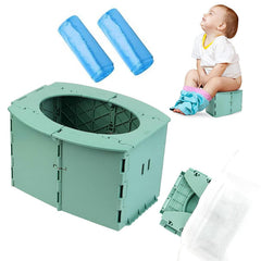 ZHZCJB portable potty folded compact for travel and storage