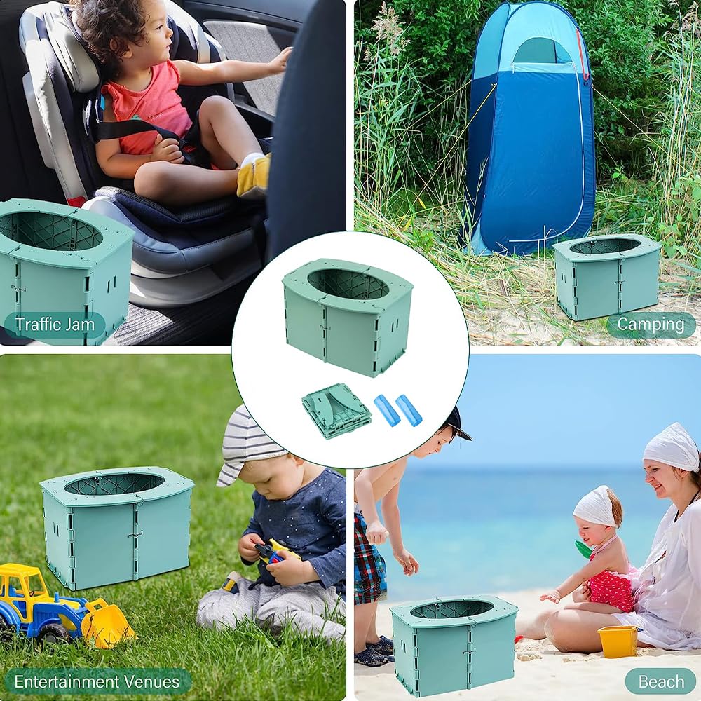 ZHZCJB portable potty includes storage bag and accessories