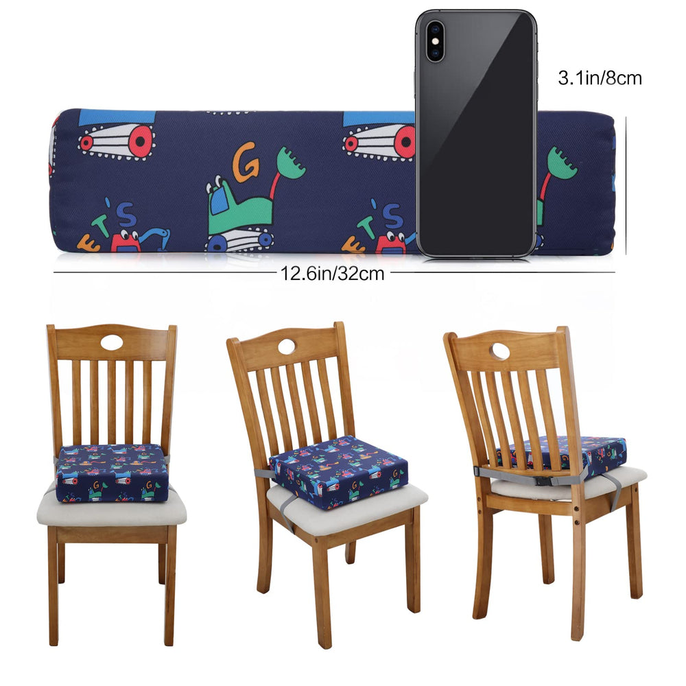 Zicac booster seat detachable cover machine-washable for easy cleaning.