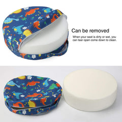 Zicac detachable cushion height helps toddlers reach the table.