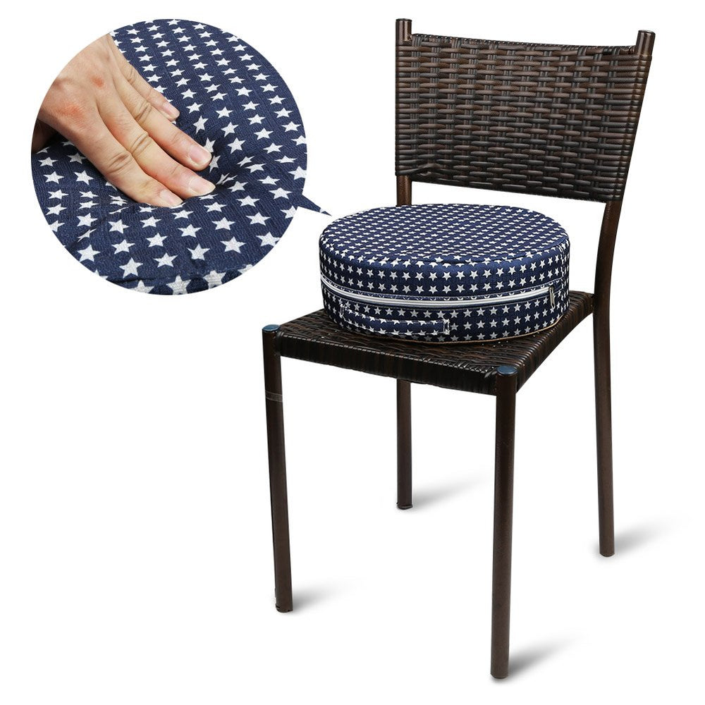 Zicac Kids anti-slip chair cushion Blue Star dining use on chairs for meals