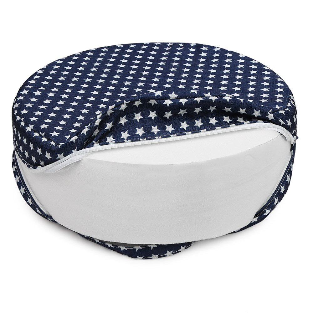 Zicac Kids anti-slip chair cushion Blue Star fits most dining chairs for versatile use