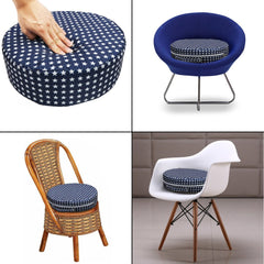 Zicac Kids anti-slip chair cushion Blue Star removable cover for easy washing