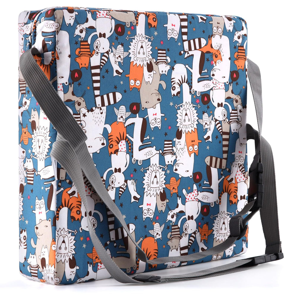 Zicac portable booster seat multi-use travel-ready solution for family dining.