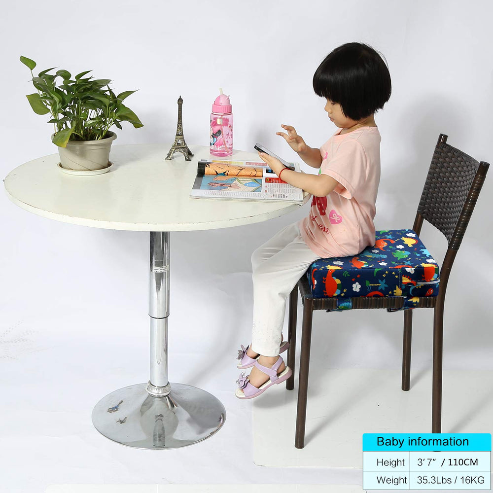 Zicac dimensions 12.6 by 12.6 by 3.1 inches fit most dining chairs.