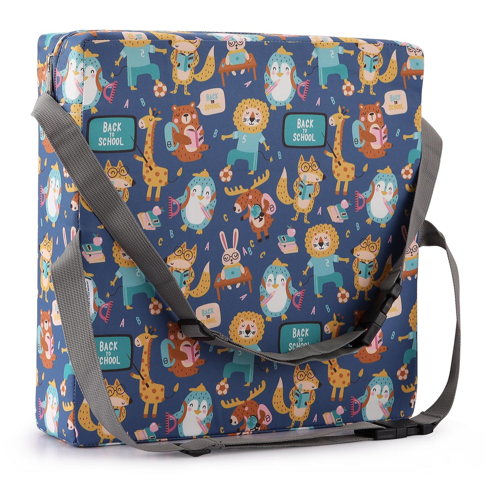 Zicac reinforced cushion booster seat provides comfortable support for kids