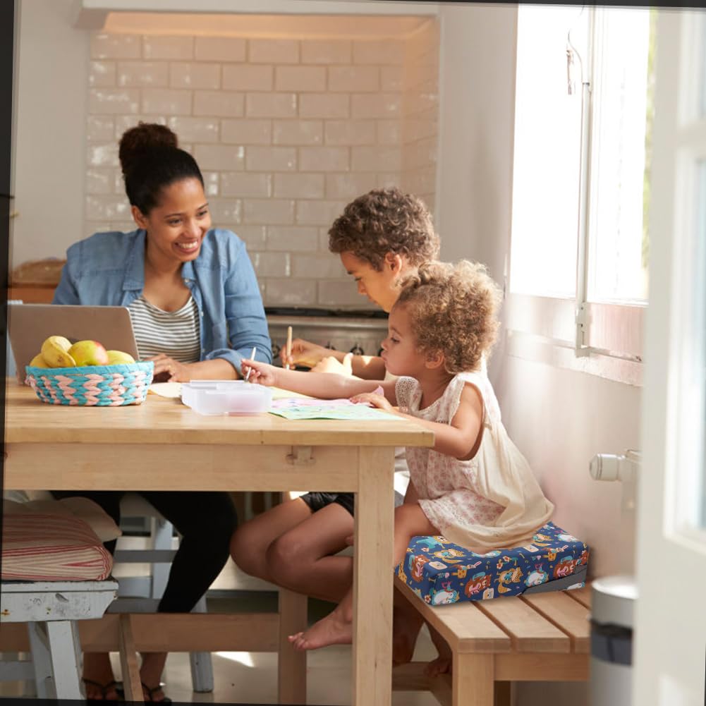 Zicac portable booster seat used in a restaurant setting for family meals