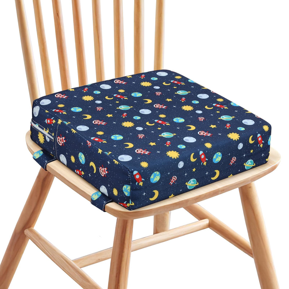 Zicac compact cushion star-blue fits most dining chairs at 12.6x12.6x3.1 inches