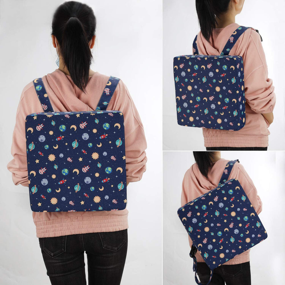 Zicac seat cushion star-blue machine washable cover for busy families