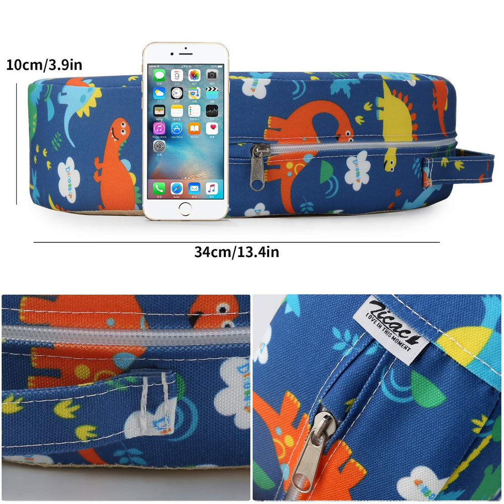 Zicac cushion with washable cover for quick cleanup after meals.