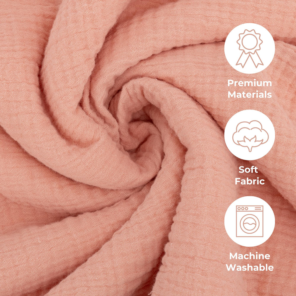 ZICOTO Baby Blanket used as nursing cover during feeds