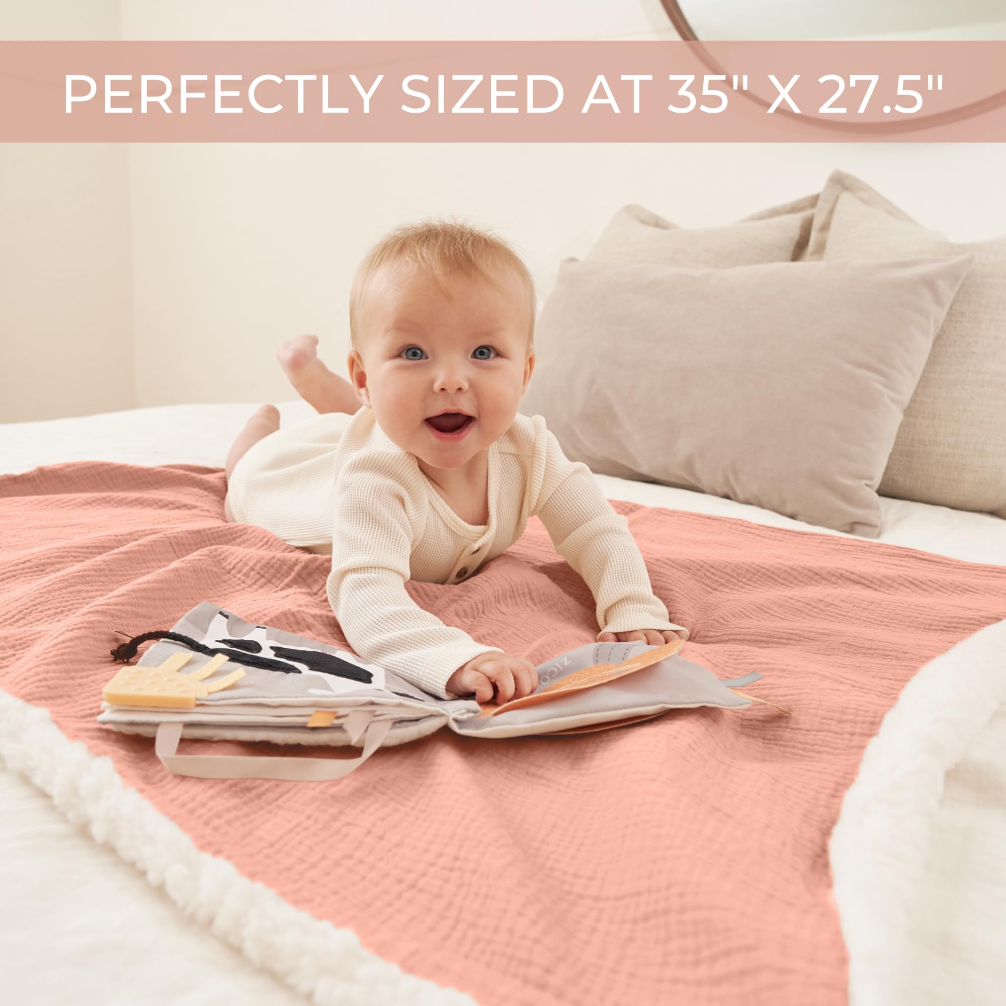 ZICOTO Baby Blanket in stroller usage on the go