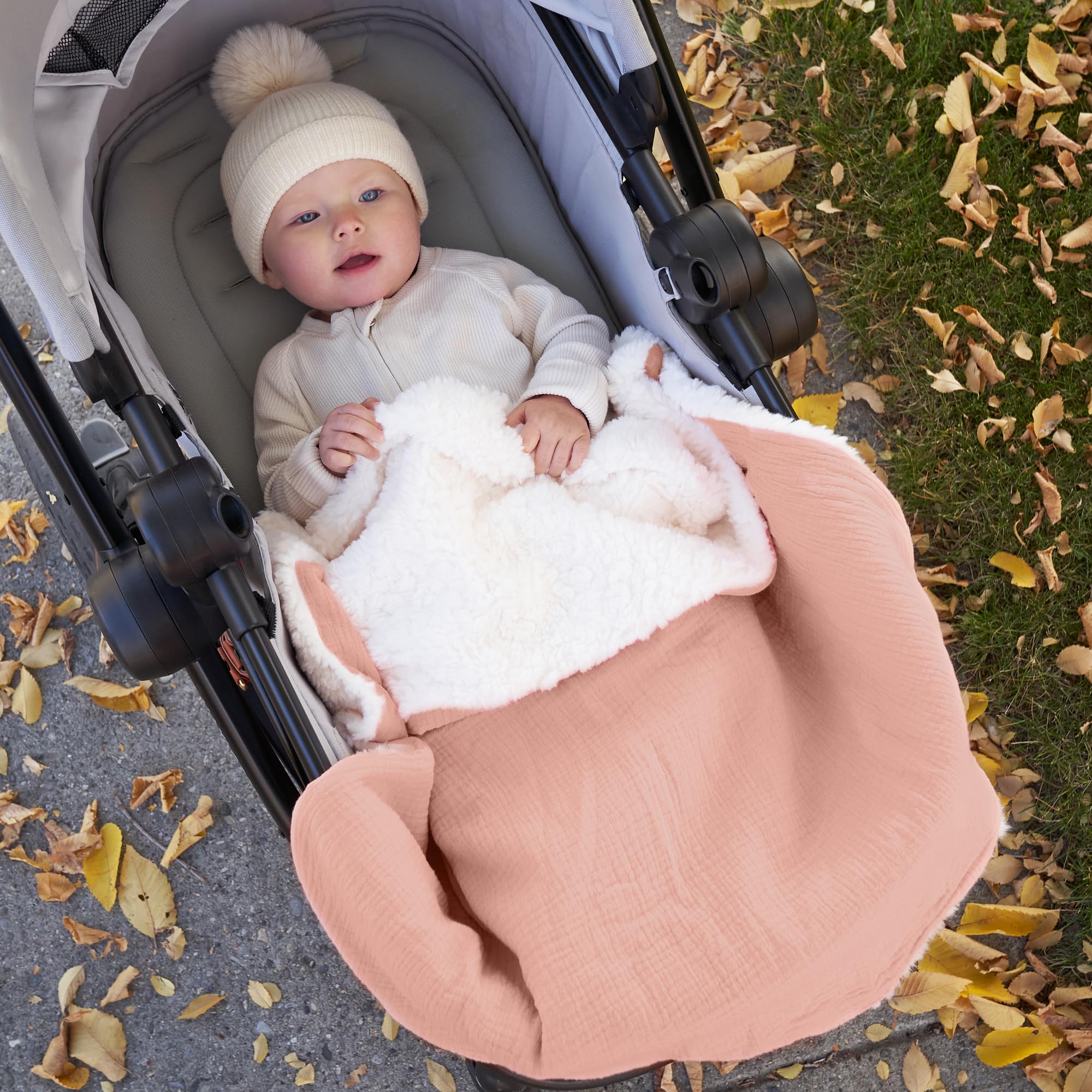 ZICOTO Baby Blanket used for swaddling a newborn