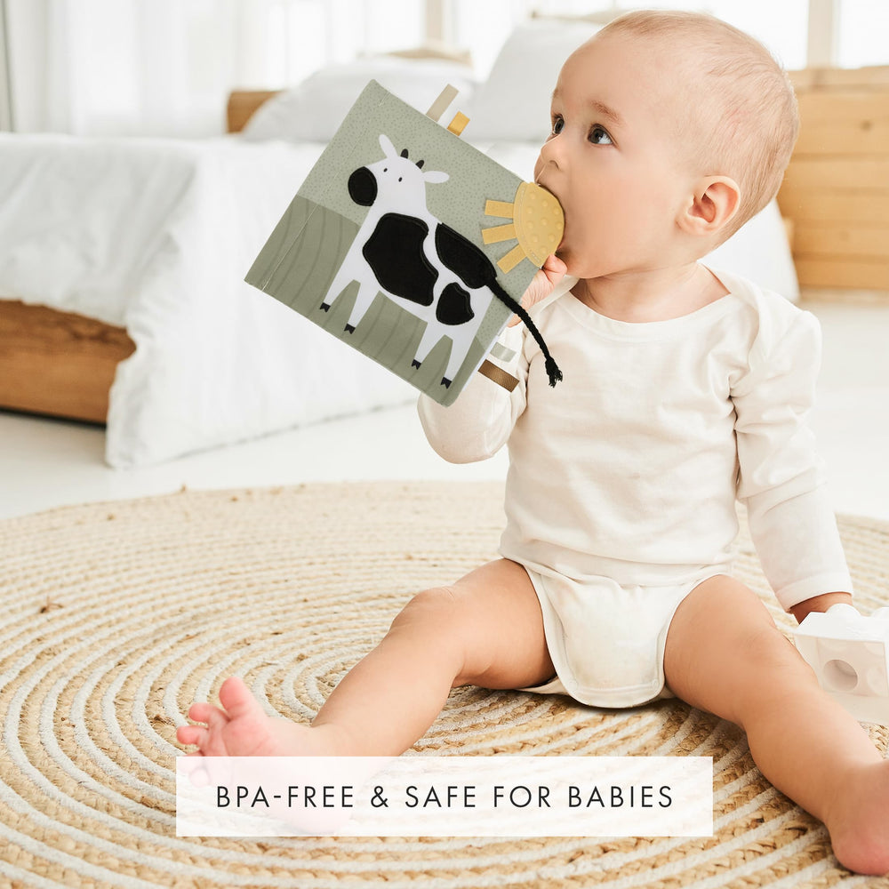 ZICOTO peekaboo flap page encouraging motor skills