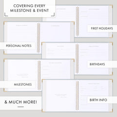 ZICOTO memory book ultrasound progress captures pregnancy milestones clearly.