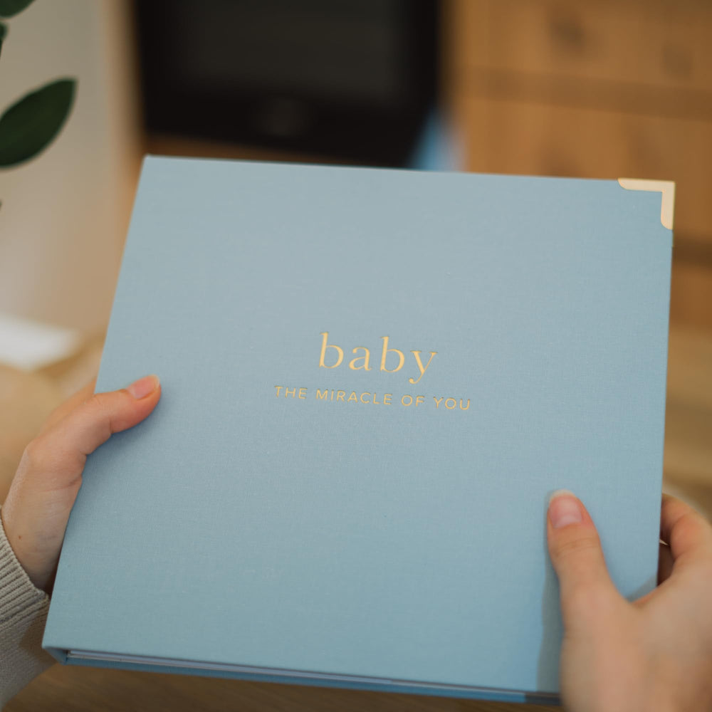 ZICOTO baby memory book ultrasound page preserves pre-birth memories in style