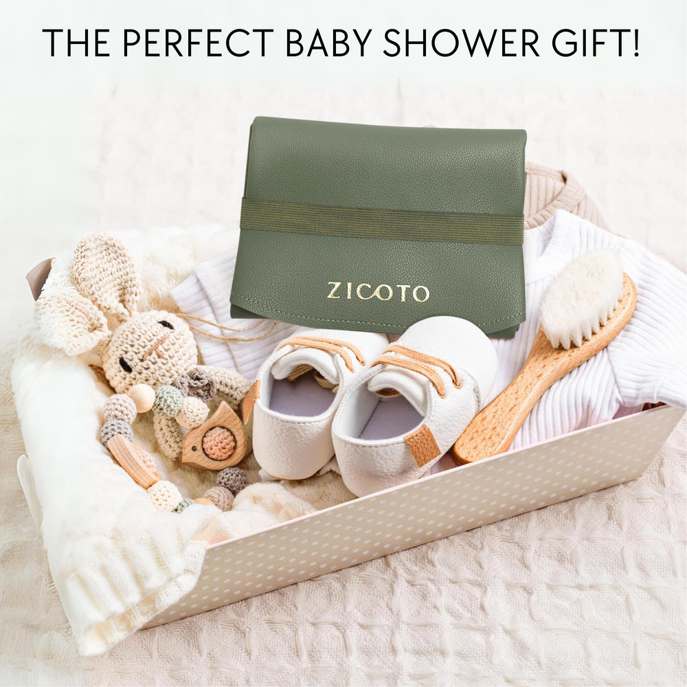 ZICOTO changing mat waterproof surface for quick cleanups during messy changes