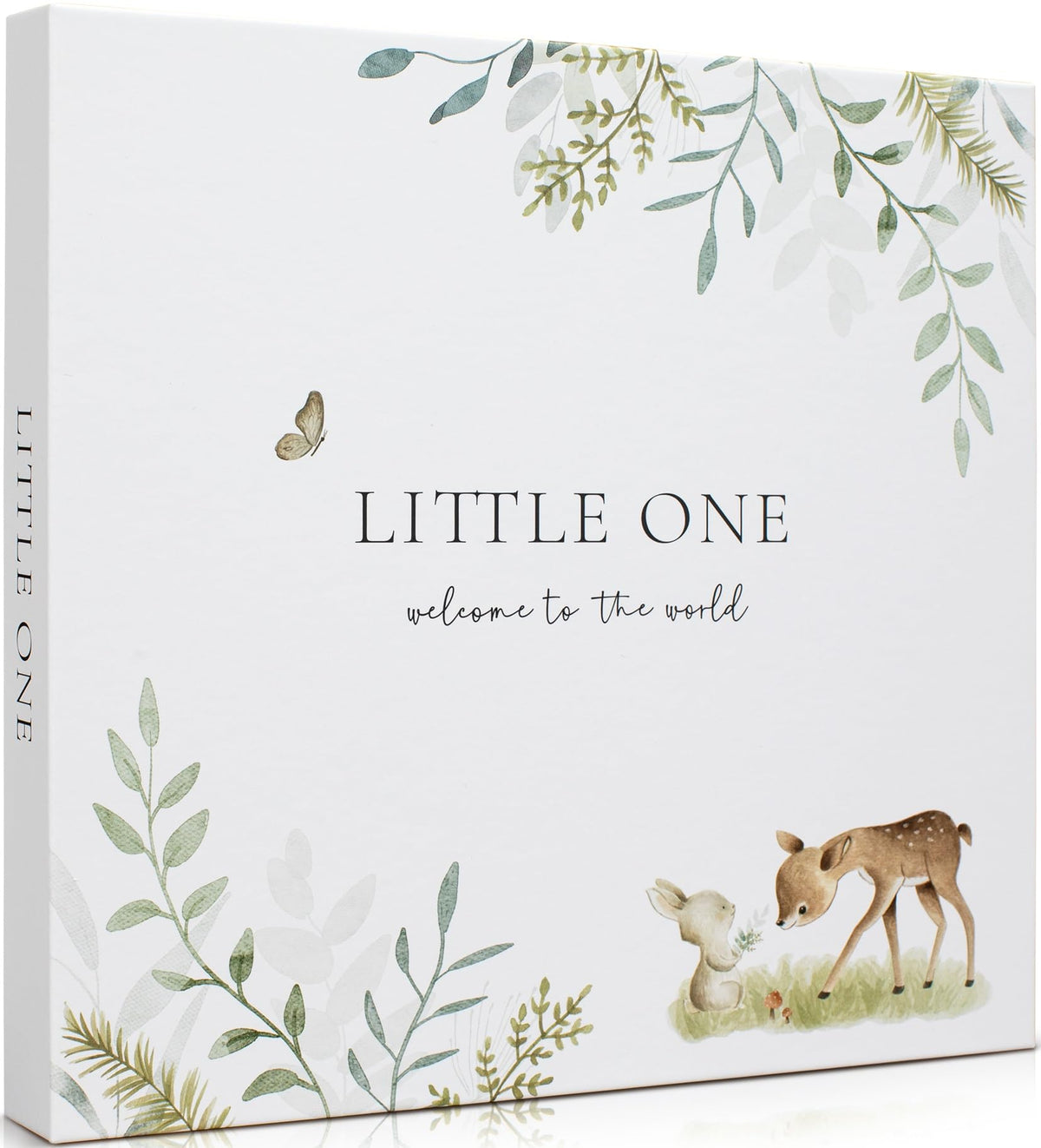 ZICOTO keepsake baby memory book cover with woodland art for timeless family memories