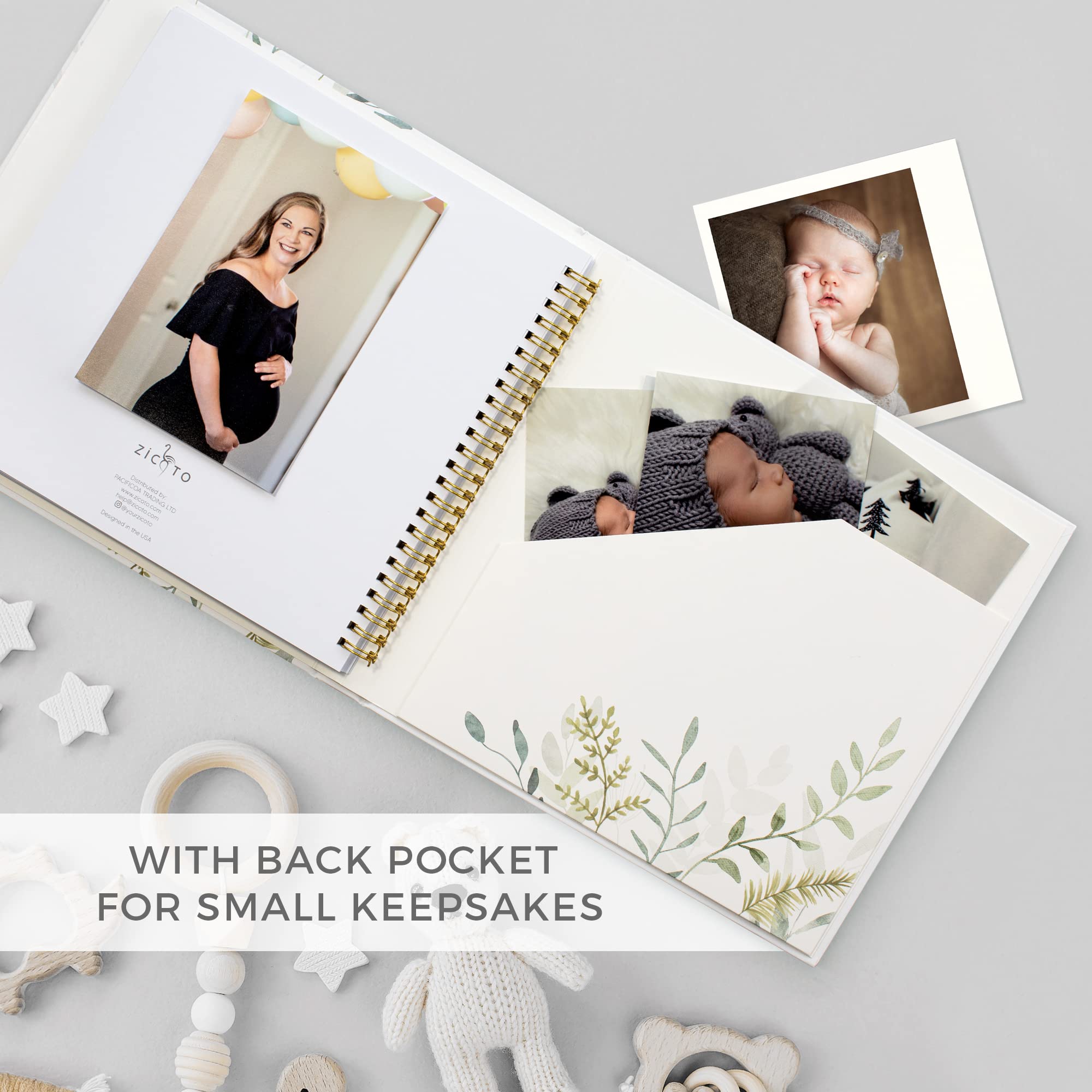 ZICOTO memory book space for personal notes strengthening family connections
