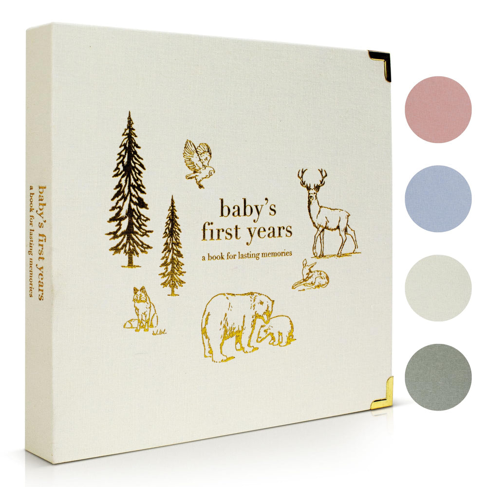 ZICOTO keepsake memory book cover with durable linen design for lasting keepsakes