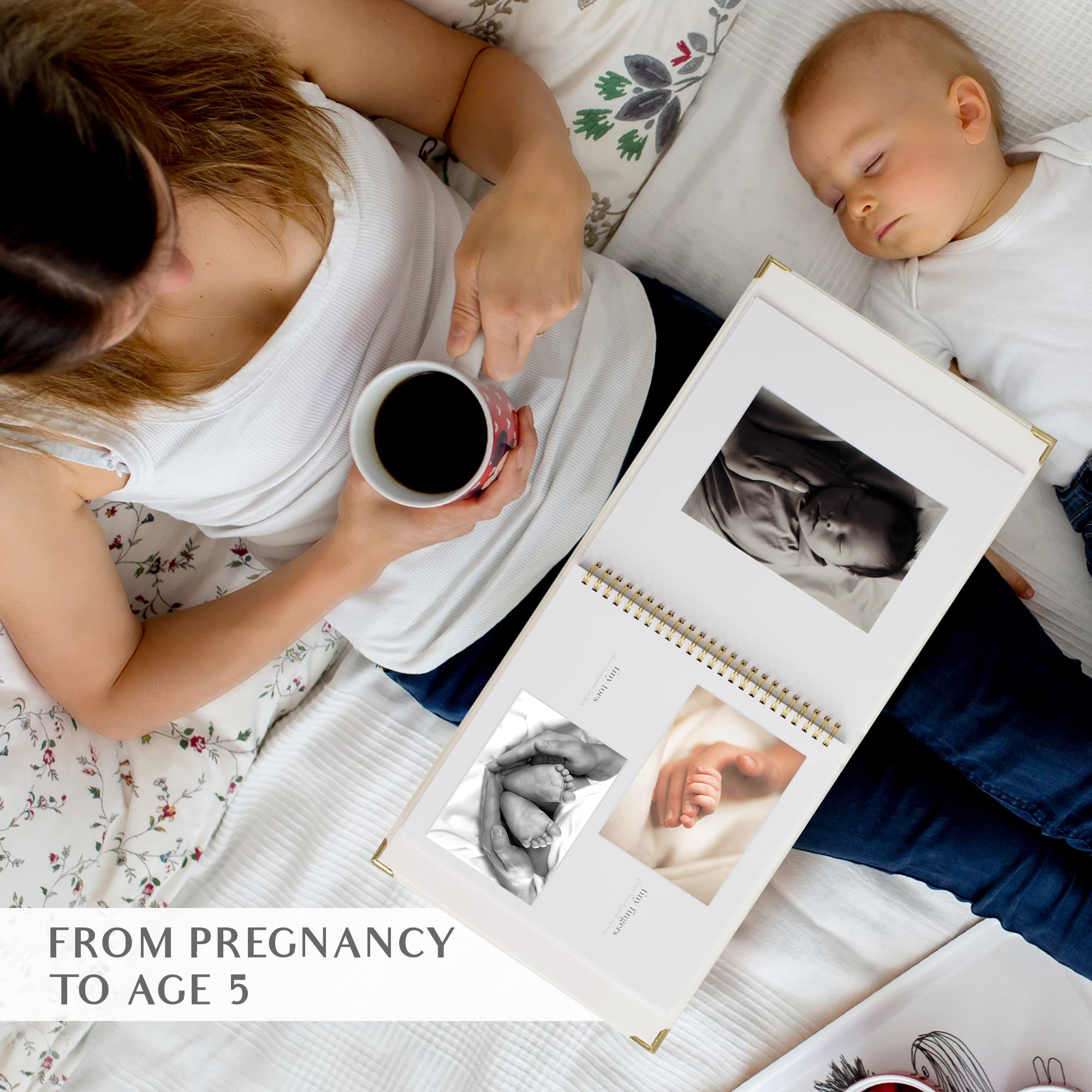 ZICOTO keepsake memory book gift packaging ideal for baby showers