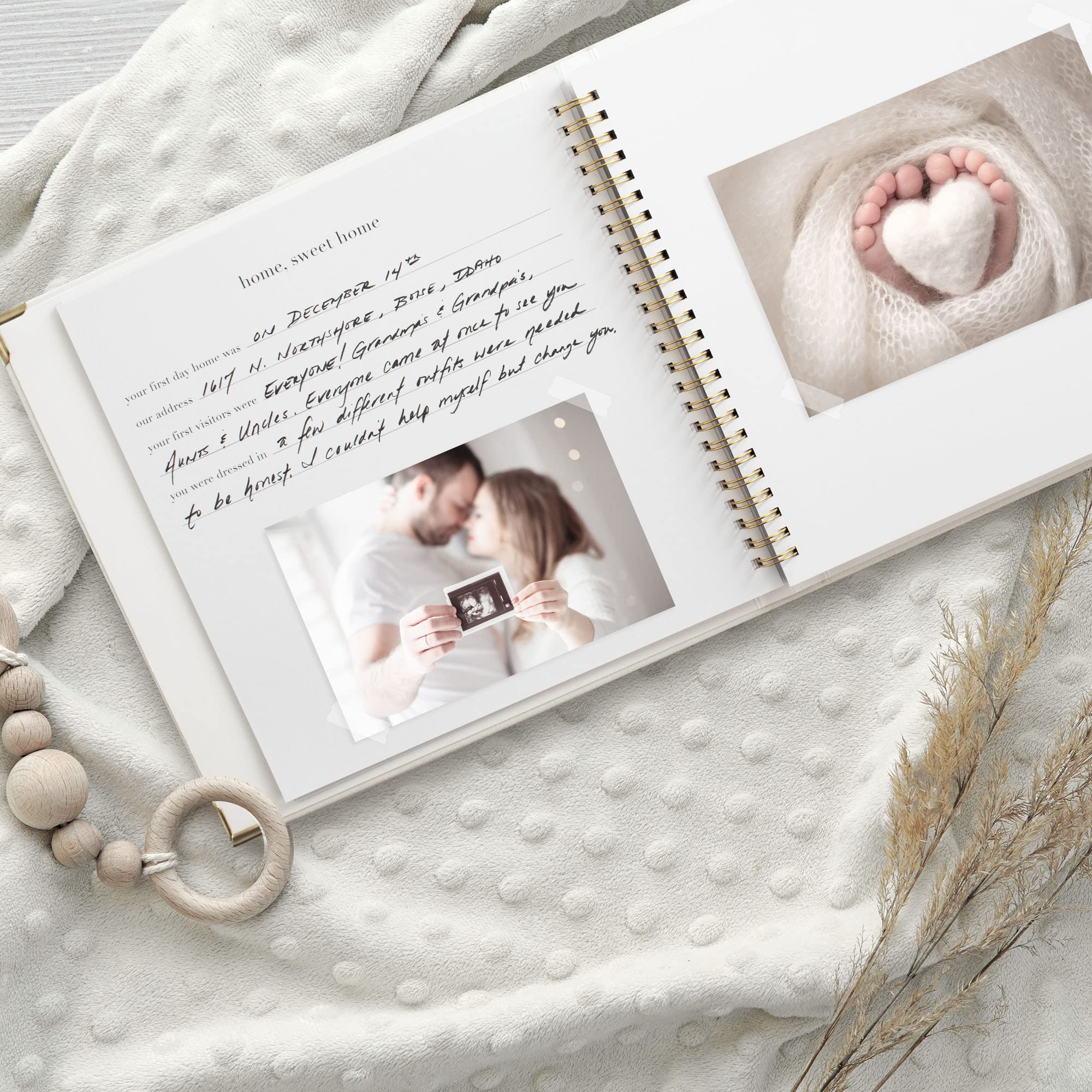ZICOTO keepsake memory book photos and notes page for personal memories