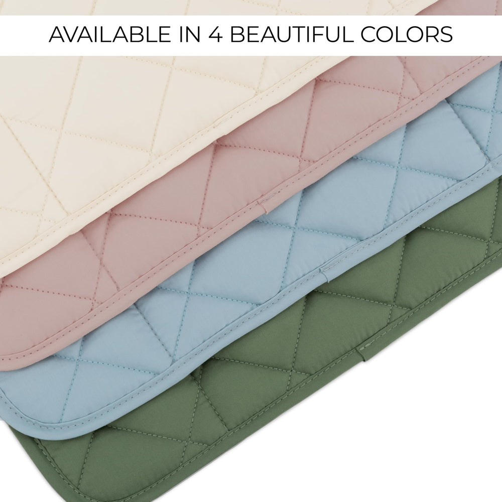 ZICOTO portable changing pad cover is machine washable for easy care.