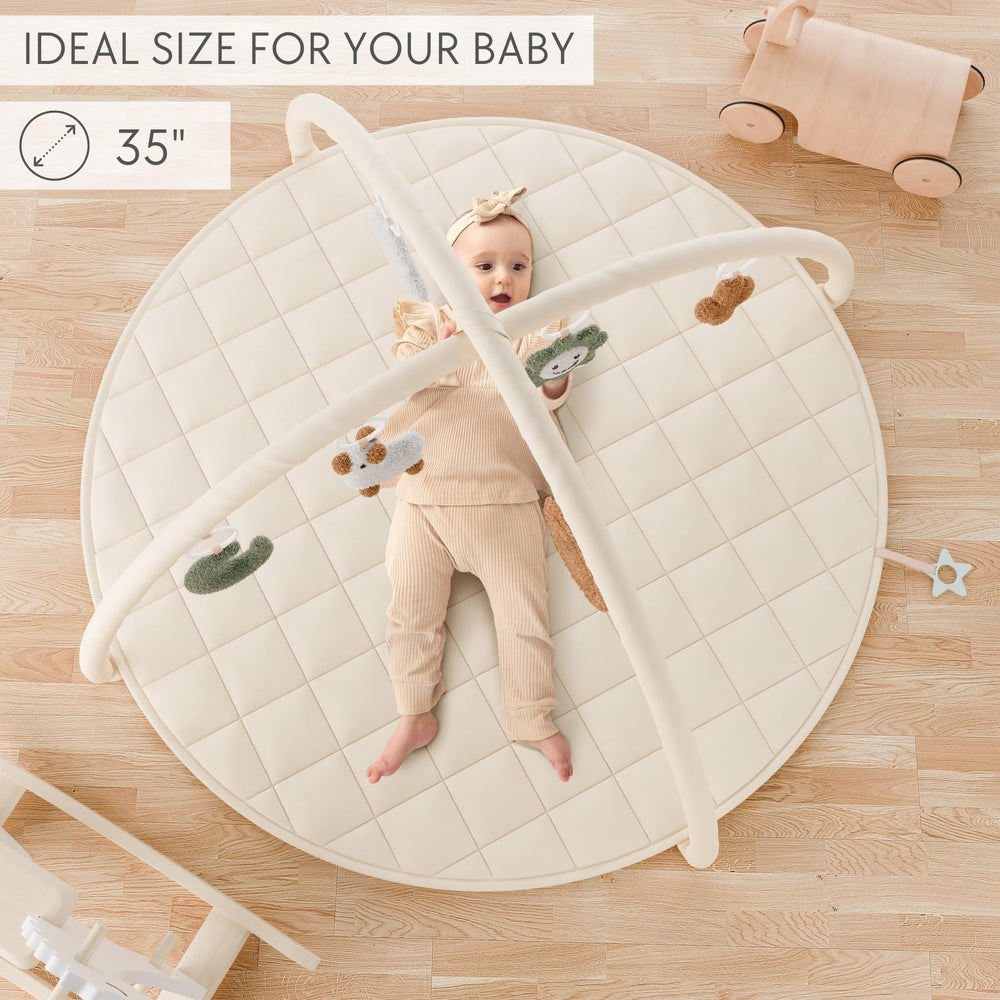 ZICOTO safety-focused design with soft cotton material and sturdy base for daily use.