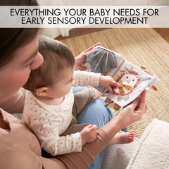 ZICOTO soft baby book crinkle page: engaging textures for early sensory development