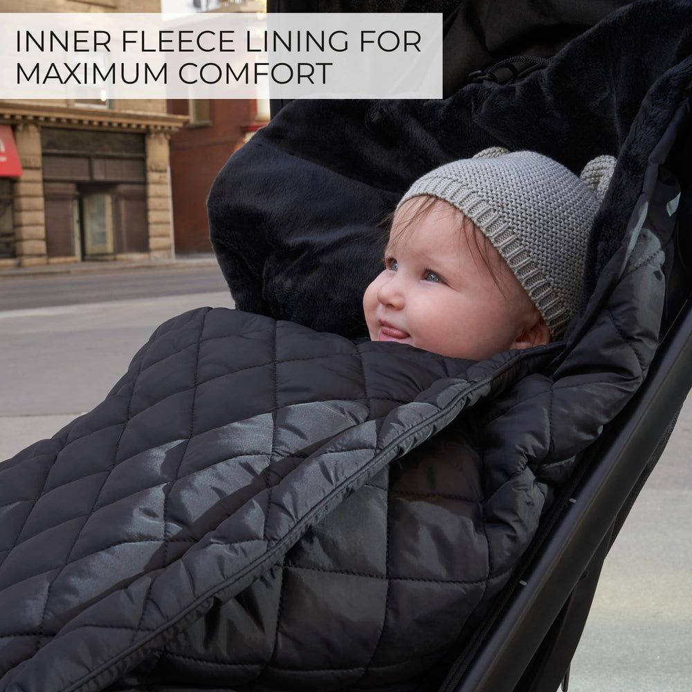 ZICOTO stroller cover three dual-way zippers shown for quick checks.