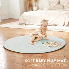 ZICOTO play mat padding detail highlights cushioned support for crawling.