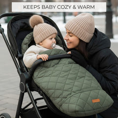 ZICOTO anti-slip-back keeps the cover secured on the stroller.