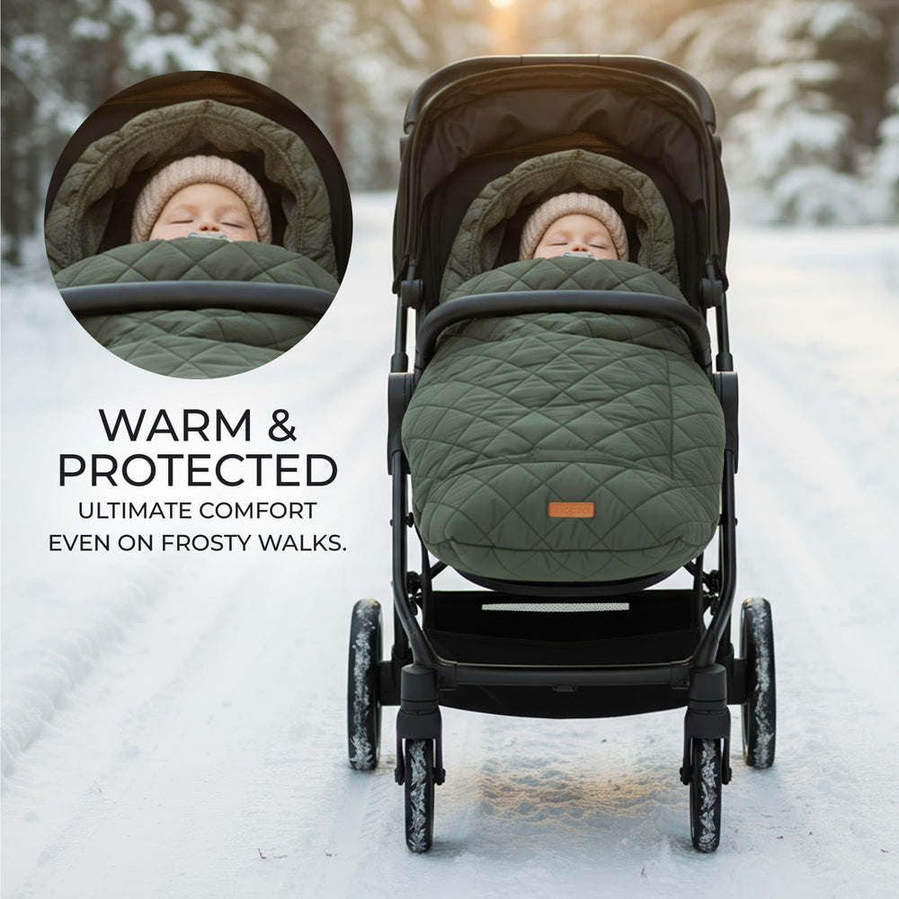 ZICOTO durable nylon exterior protects against elements during outings.