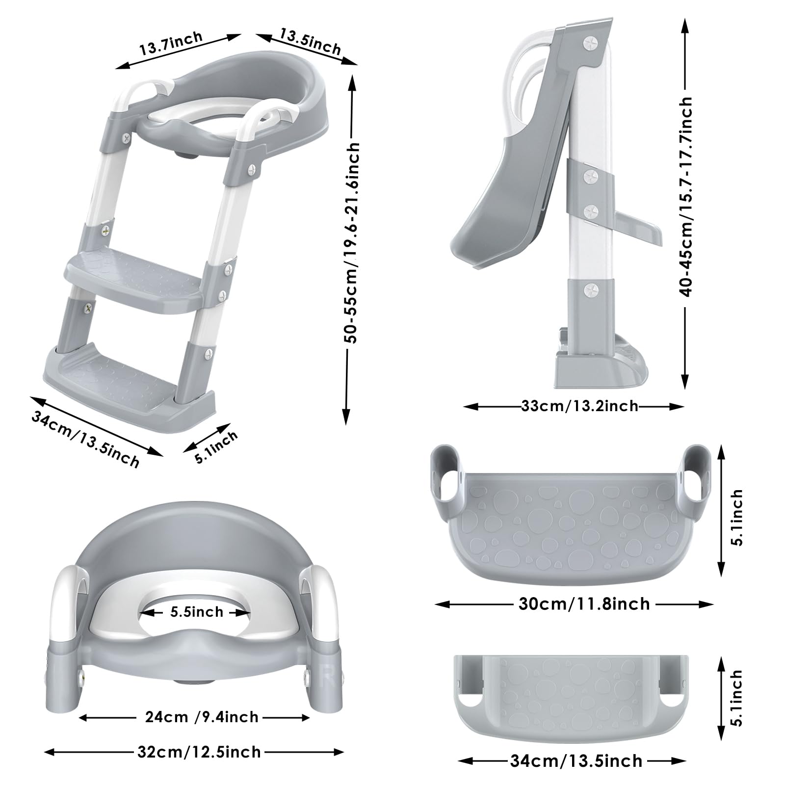 Zieyeen potty seat easy assembly fits most toilets.