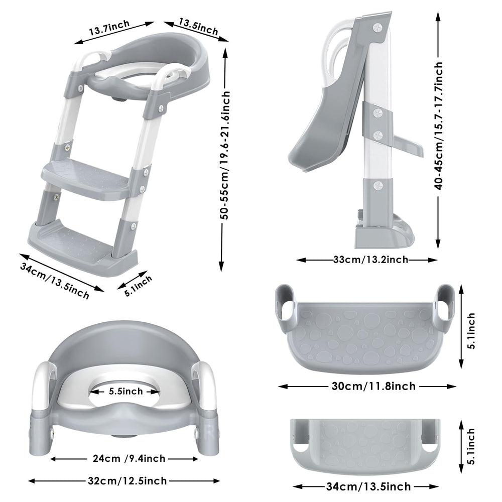 Zieyeen potty seat easy assembly fits most toilets.