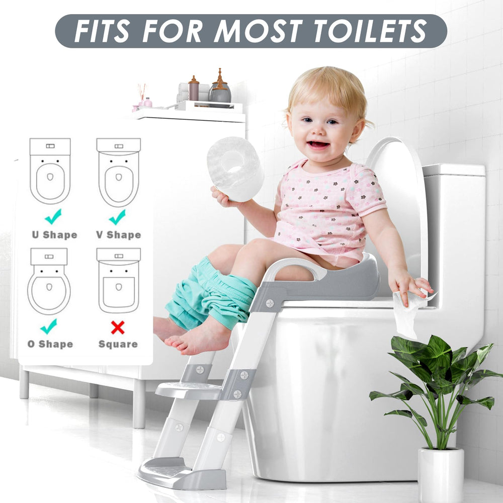 Zieyeen potty seat compatible with standard toilets for easy training.
