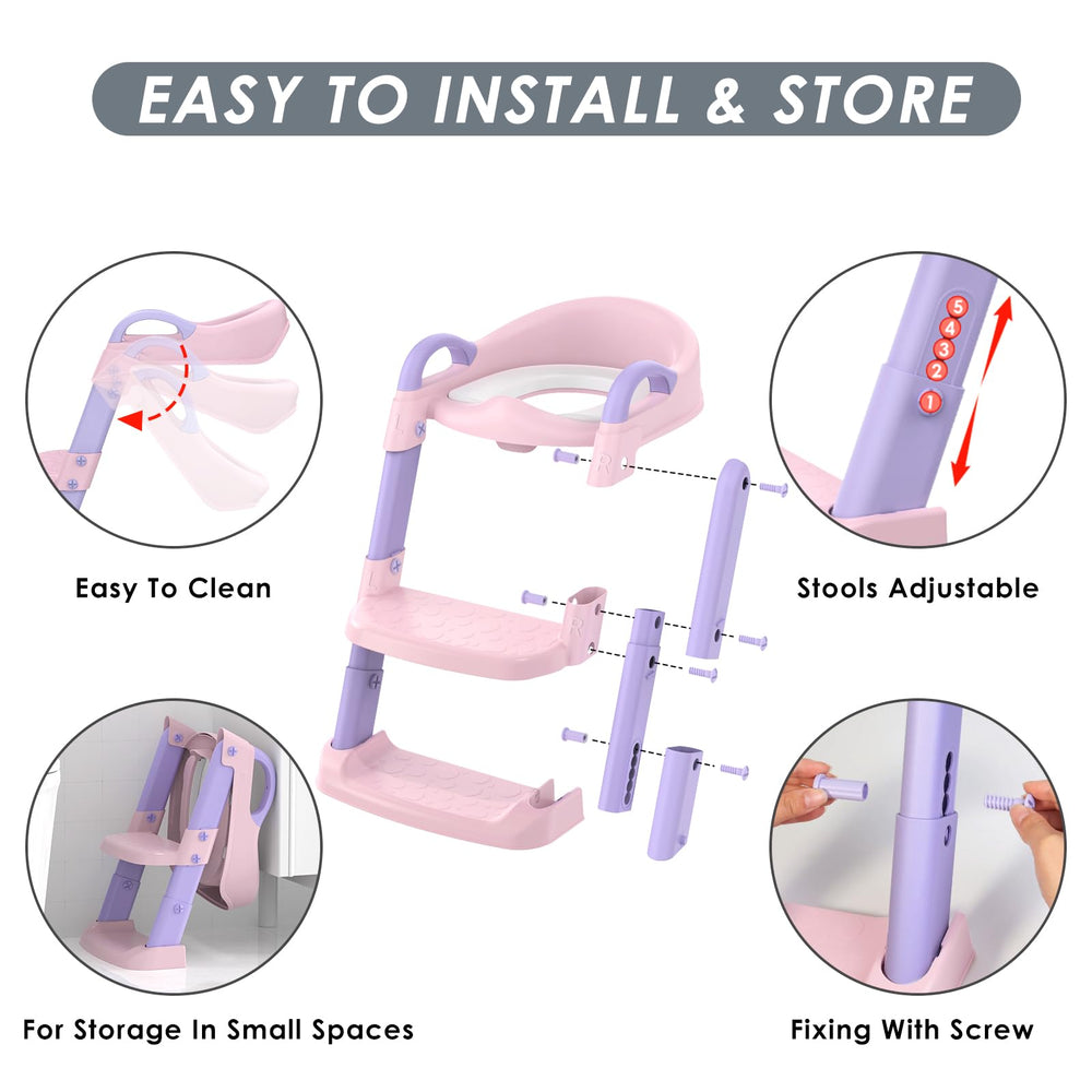 Zieyeen seat fits most toilets for quick setup and versatility