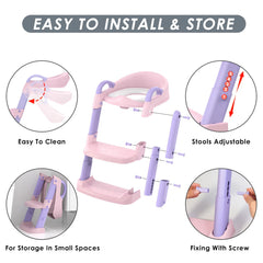 Zieyeen seat fits most toilets for quick setup and versatility