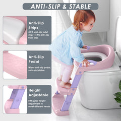 Zieyeen potty chair features soft PVC cushion for comfortable seating
