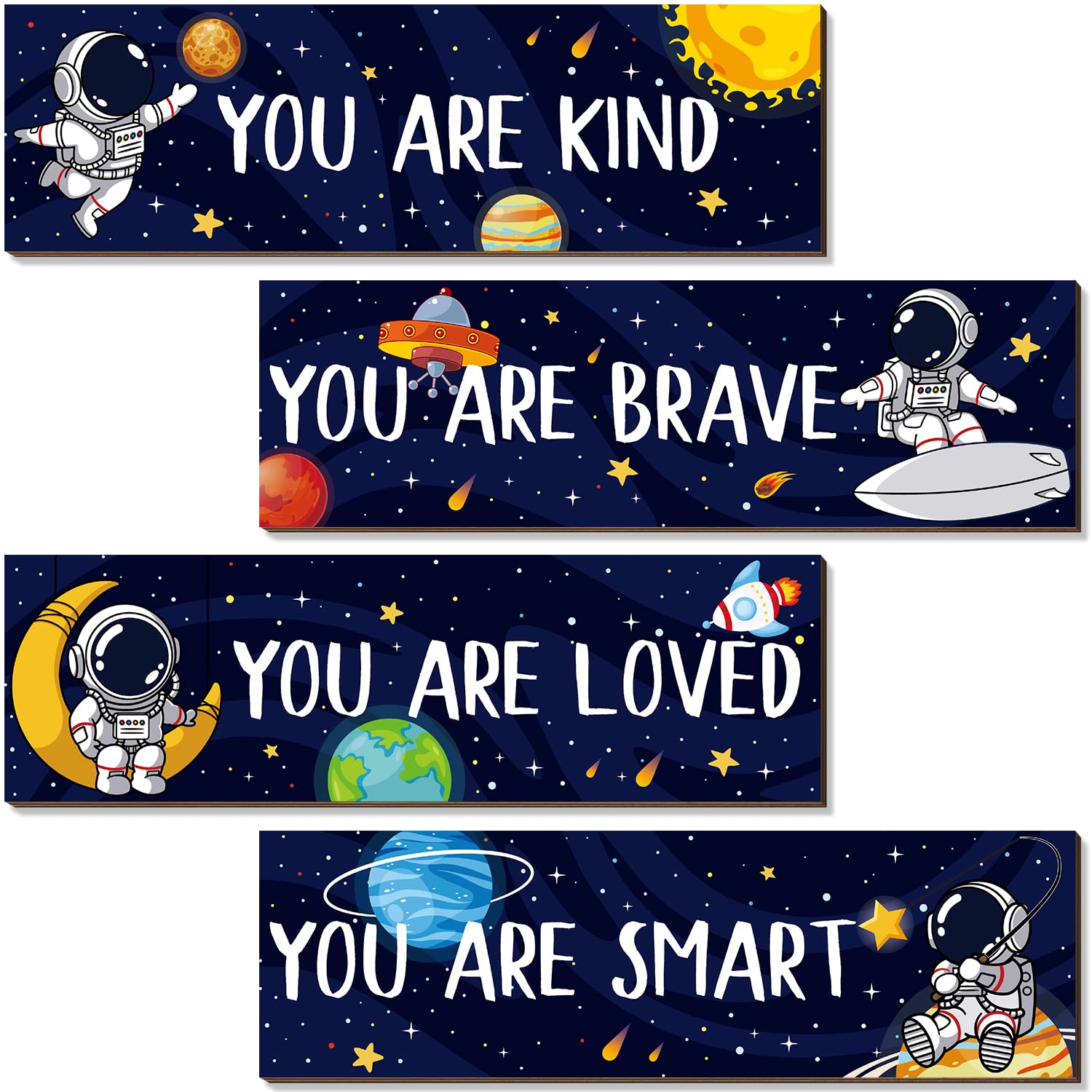 ZIEYOMI astronaut wall art inspires curiosity in a child's bedroom