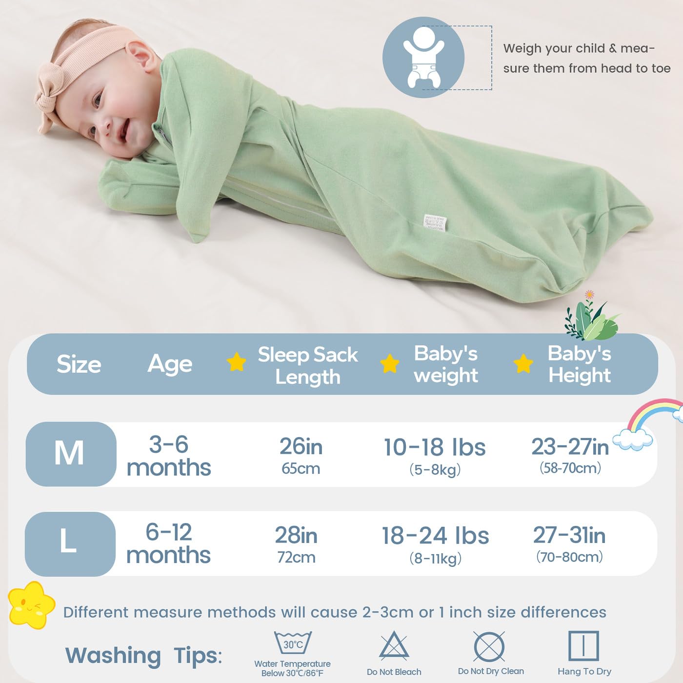 ZIGJOY 0.5 tog cotton fabric provides breathable comfort for all-season sleep.