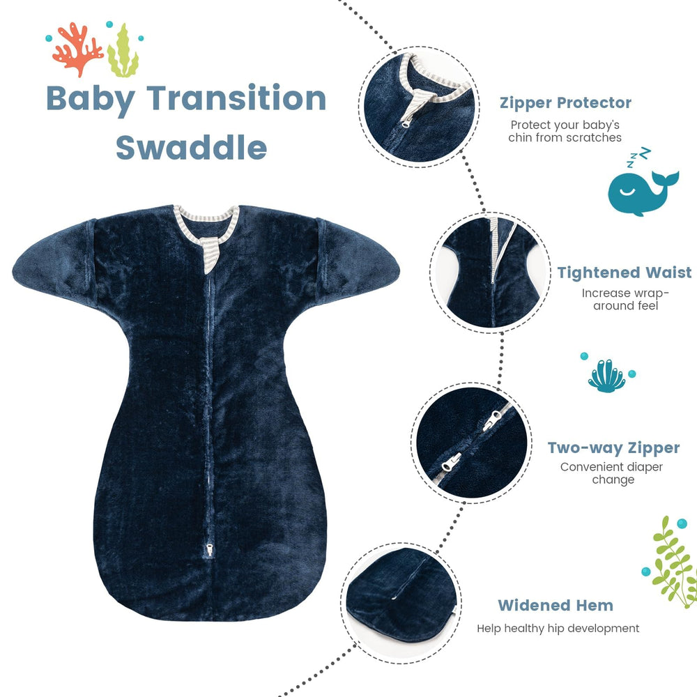 ZIGJOY Shark-Fin zipper detail enables quick diaper changes.