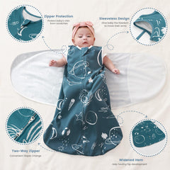 ZIGJOY Sleep Sack Swaddle small size 0-6 months demonstrates compact, cozy fit for newborns.
