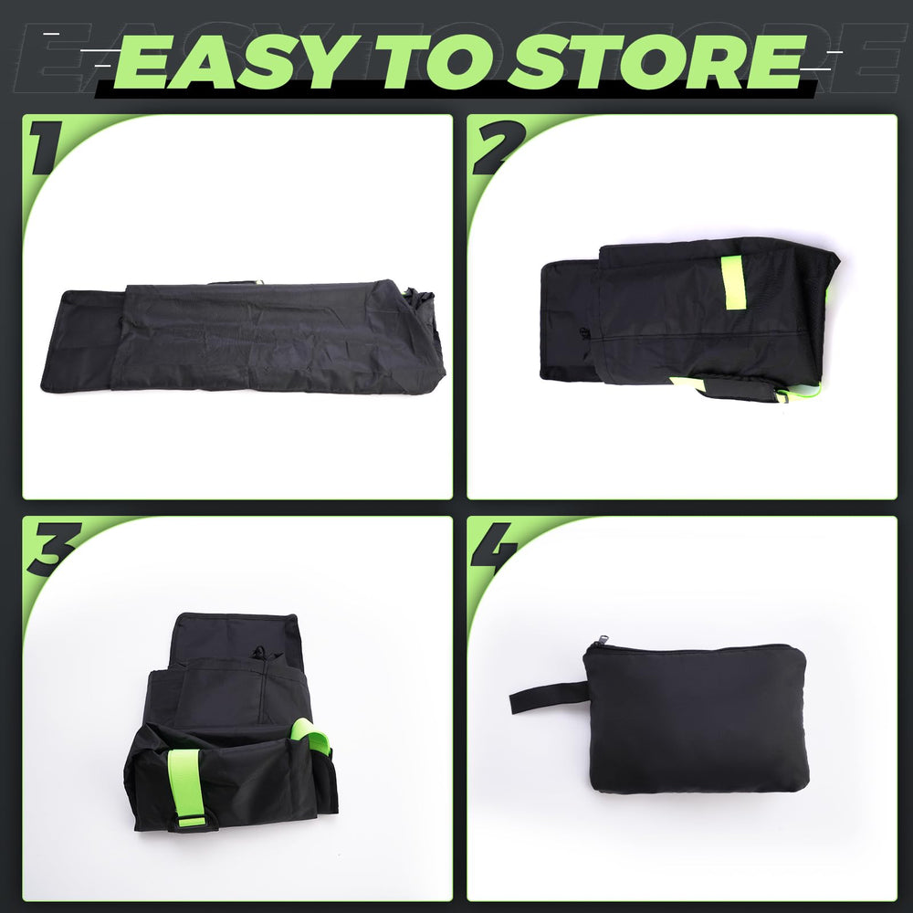 Zihvfzu waterproof car-seat travel bag backpack-carrying reduces shoulder strain.