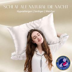 ZIMASILK double-sided silk image demonstrates versatile surface for hair and skin