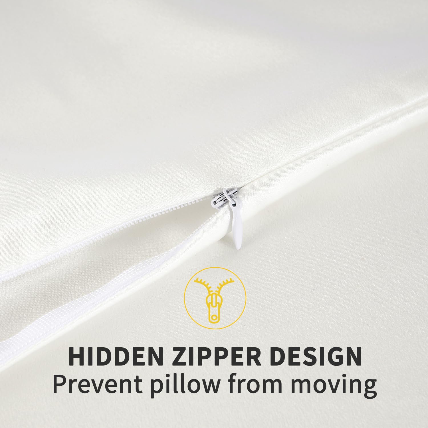 ZIMASILK toddler 13x18 ivory pillowcase fits small beds